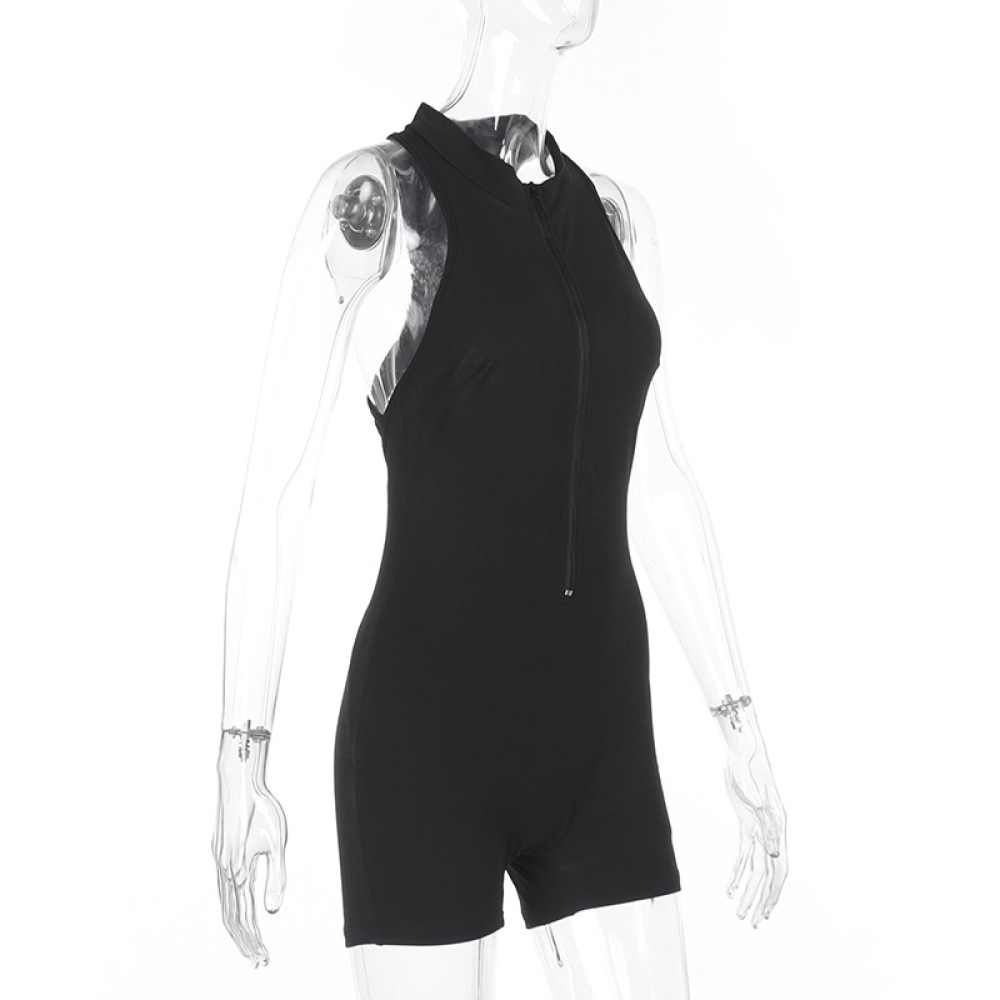 Women's Seamless High-Waisted Shapewear Bodysuit with Zipper