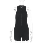 Women's Seamless High-Waisted Shapewear Bodysuit with Zipper