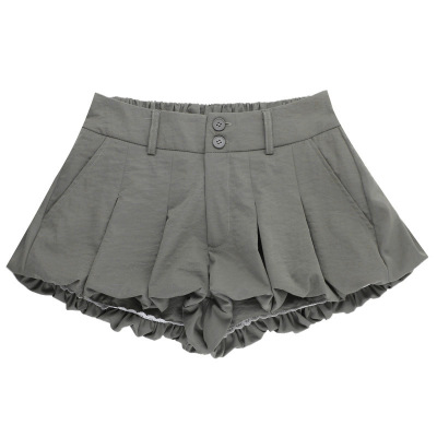 Babydoll Bubble Low Waist Ruffled Mini Skirt  01