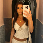 Sexy Casual Lace Camisole Top with Contrast Trim