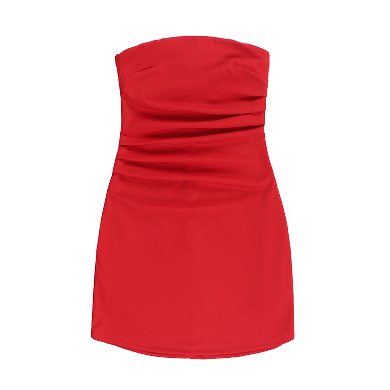 New Sleeveless Strapless Backless Bodycon Mini Dress