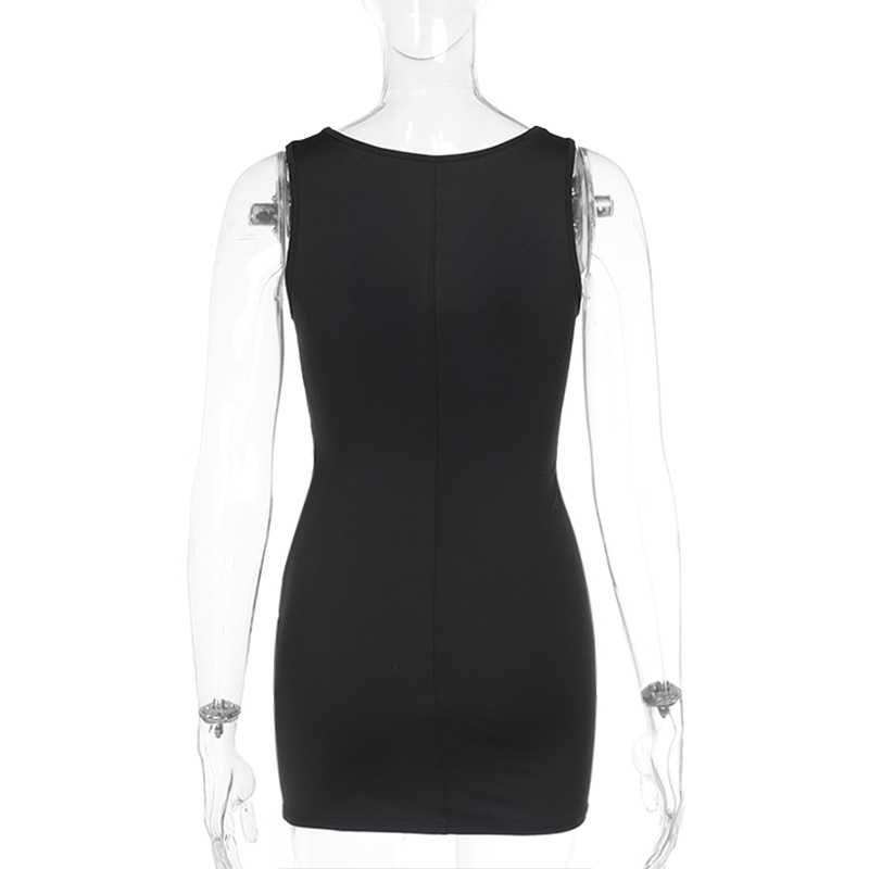 Ruched Tank Casual Slim Fit Sleeveless Dress for Everyday Wear