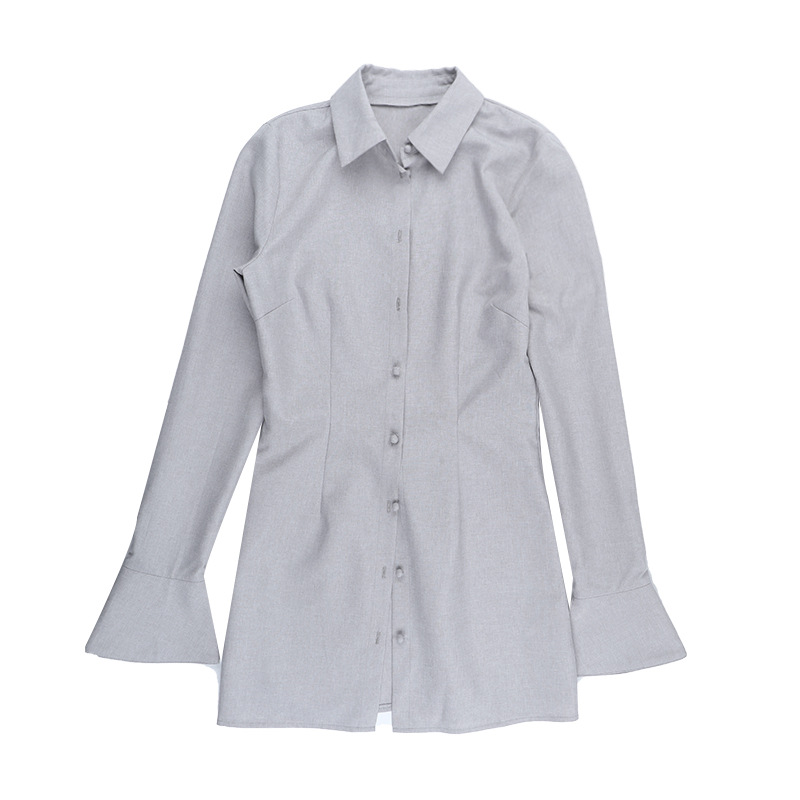 2025 New Women's Polo Collar Long Sleeve Shirt