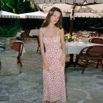 Polka Dot Tiered Dress with Spaghetti Straps