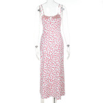 Polka Dot Tiered Dress with Spaghetti Straps