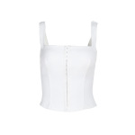 copy of Floral Print Sleeveless Top with Front Bow Detail