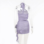 2025 New Women's 3D Floral Appliqué Top with Ruffled Skirt Set 