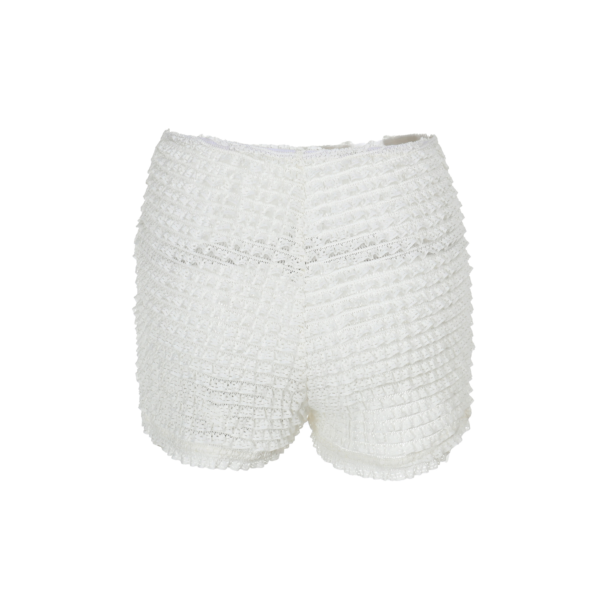 Textured Jacquard Fashion Shorts with Raised Pattern
