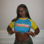 Graphic Letter Print Color-Block Cropped Crew Neck Pullover