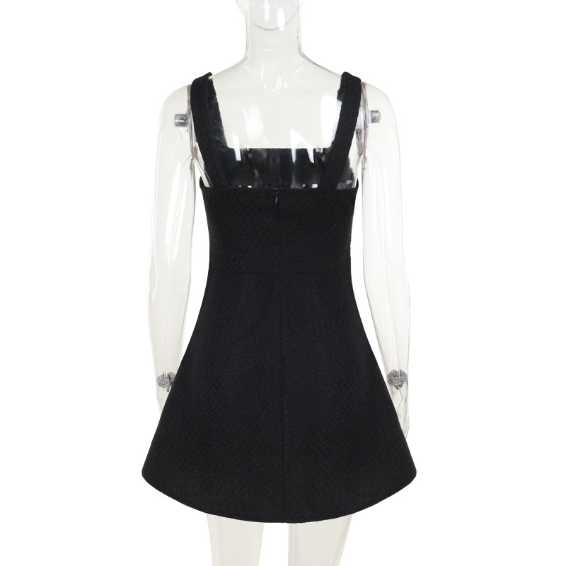  Fashionable Chanel-Style Square Neck Bodycon Dress