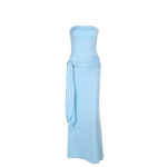 2025 Summer New Women's Strapless Long Bodycon Dress