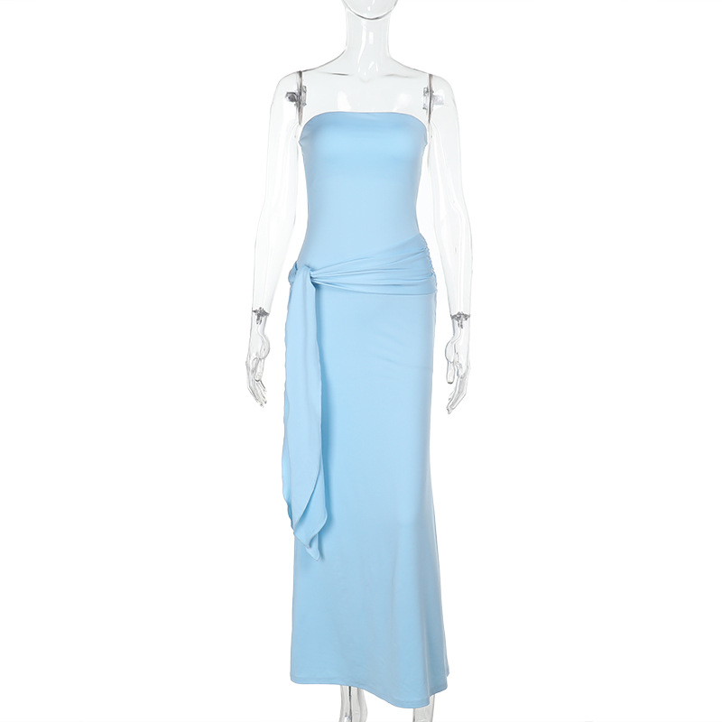 2025 Summer New Women's Strapless Long Bodycon Dress