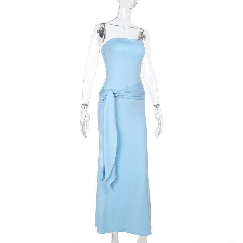 2025 Summer New Women's Strapless Long Bodycon Dress