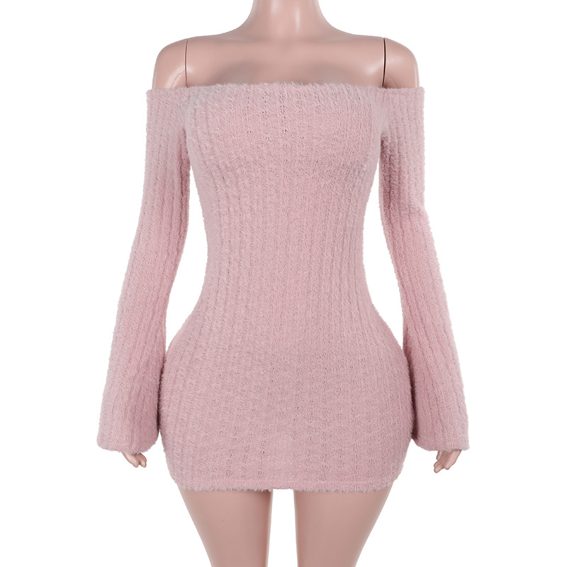  Fashionable Off-the-Shoulder Bodycon Dress 