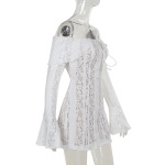 Sexy Lace Off-the-Shoulder Bodycon Dress 
