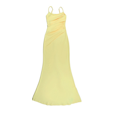 2025 New Women's Strapless Boned Slimming Backless High-Slit Long Evening Gown 01