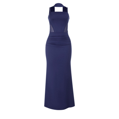 Ribbon-Tie Strapless Bodycon Maxi Dress 01