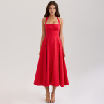 Halter Neck Waist-Cinching Bodycon Dress
