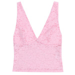 Lace Trim V-Neck Camisole Tank Top