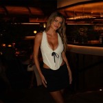 Women's Lace Trim V-Neck Satin Tie-Waist Cami Top