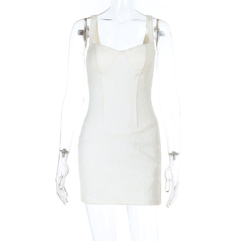 Women's Elegant Lace Bodycon Midi/Maxi Dress with Boning