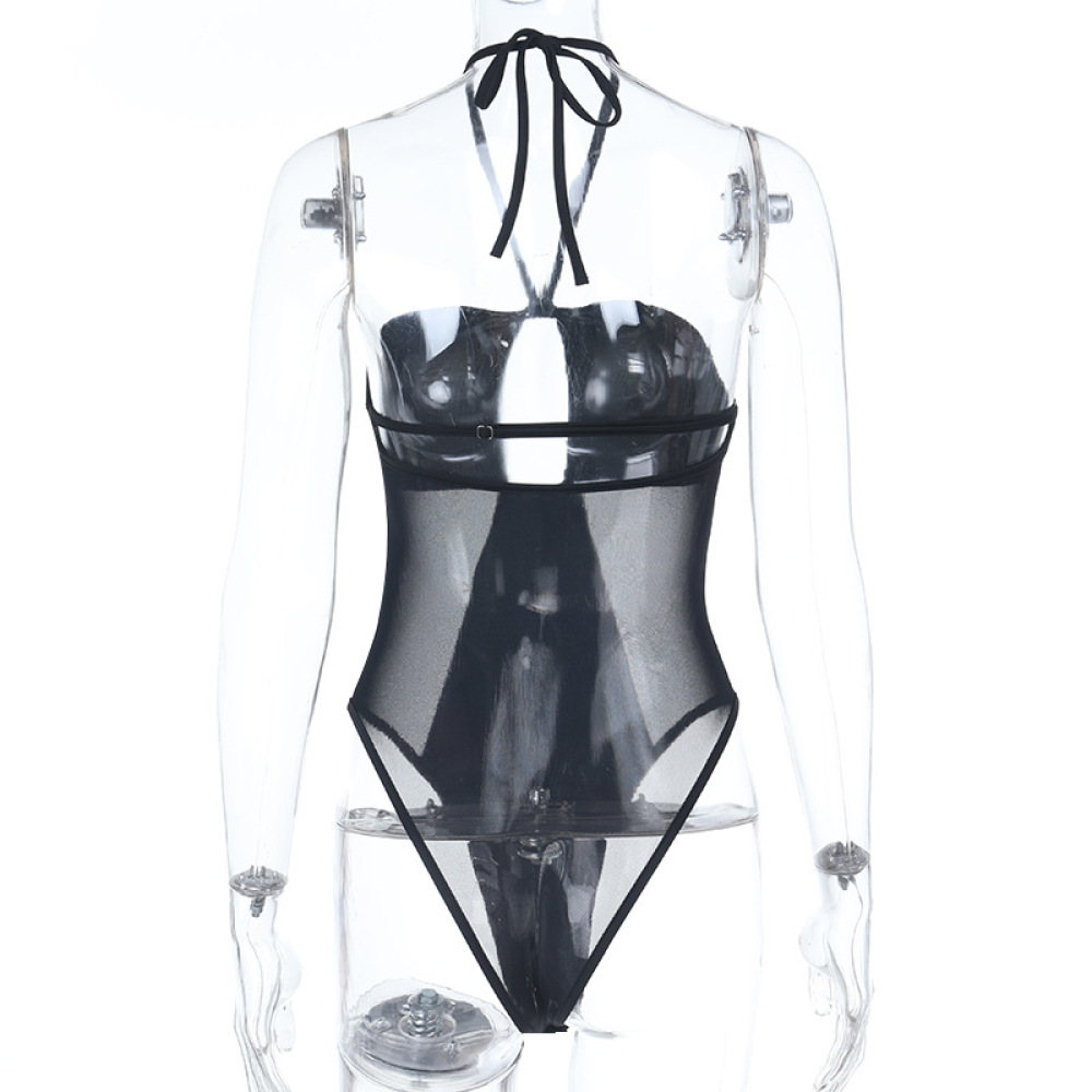 Women's Sexy Cutout Halter Crop Top