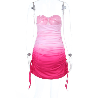 Gradient Sheer Tulle Mermaid Dress 01