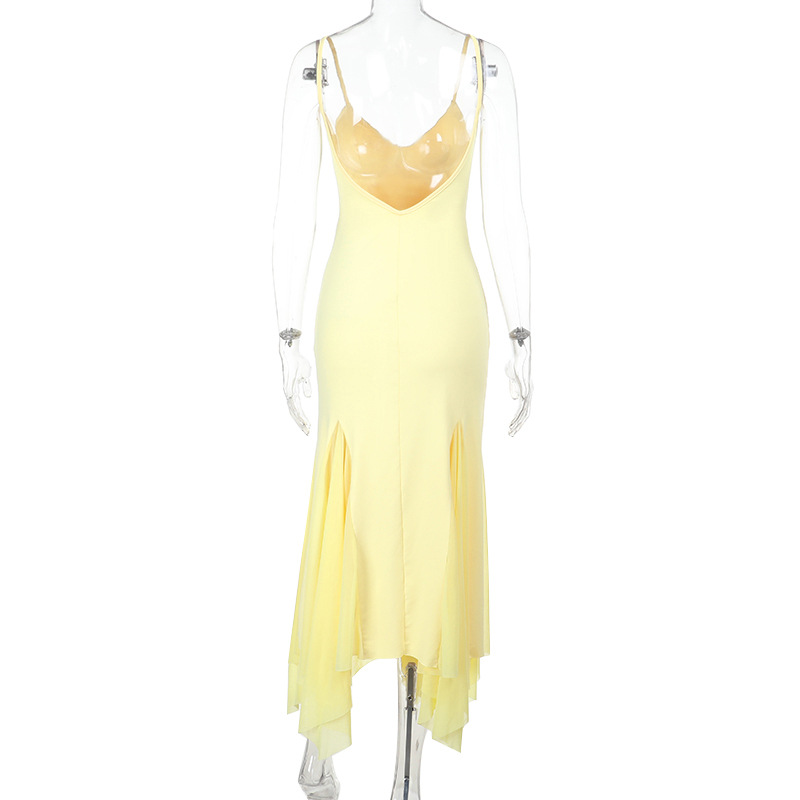 Women's Pure & Sexy Open Back Slip Dress