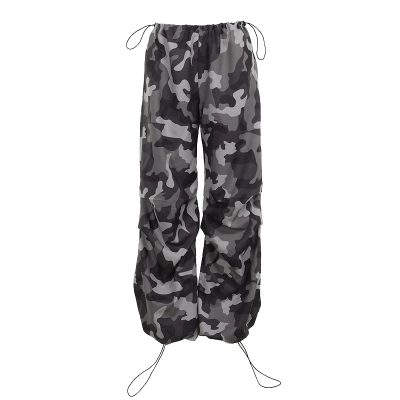 2025 New Tactical Streetwear Jogger with Elastic Cuffs  Camo Cargo Pants  01