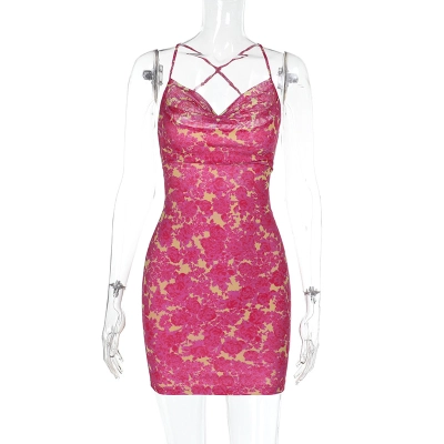 Women's Lace Sheer Panel Knit Bodycon Dress 01