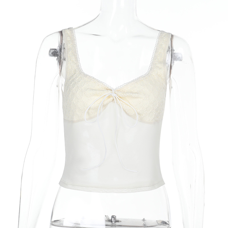 Women's Jacquard Woven Sleeveless Tank Top