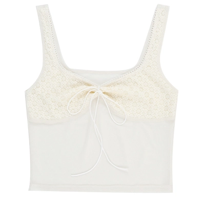 Women's Jacquard Woven Sleeveless Tank Top 01