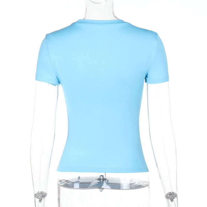 Butterfly Print Short Sleeve T-Shirt