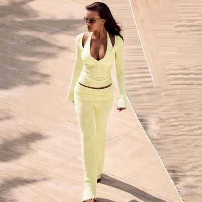 Shiny Matching Two-Piece Set 02