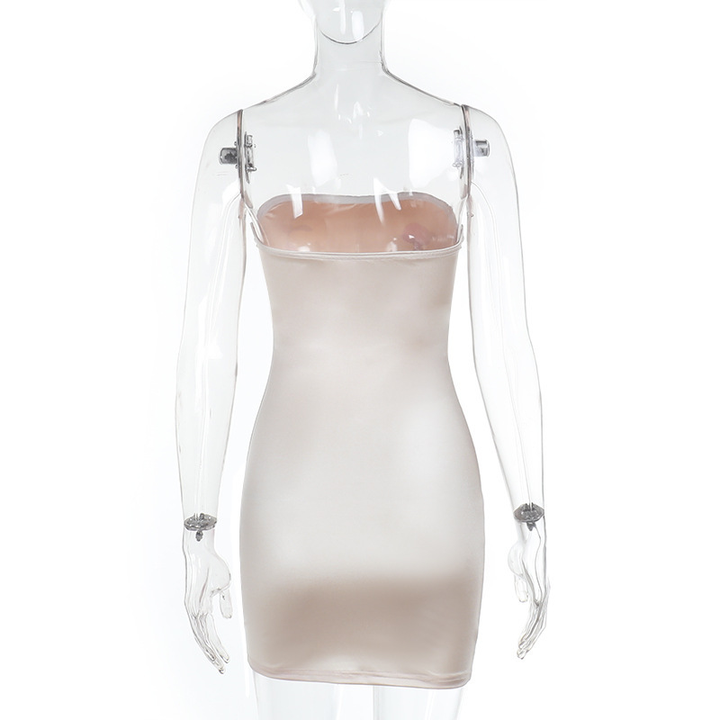 Strapless Bodycon Mini Dress with Bold Print