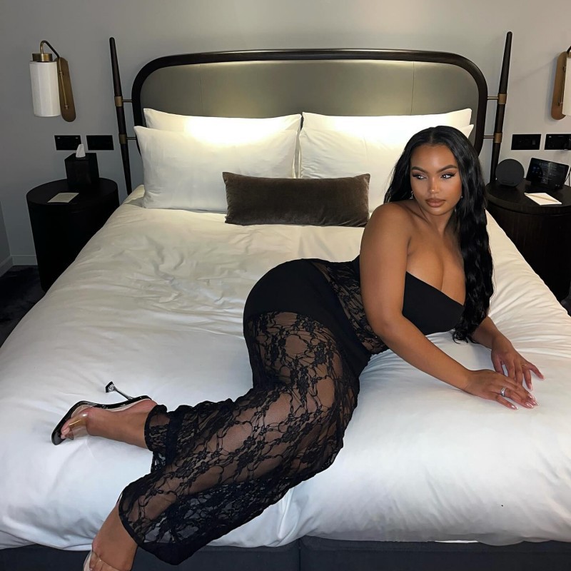 Solid Color Sleeveless Strapless Lace Panel Bodycon Dress