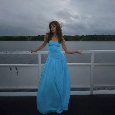 2025 Spring Summer New Arrival Spaghetti Strap High-Waisted Solid Maxi Dress 02