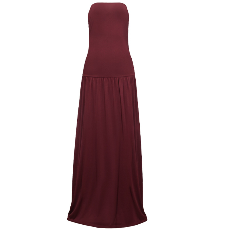 Strapless Fitted Waist A-Line Mini Dress