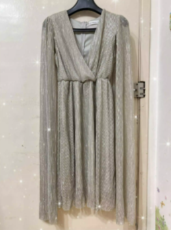 Summer New Fashion V-Neck Cape Cross-Border Dress review Theresa Taylor