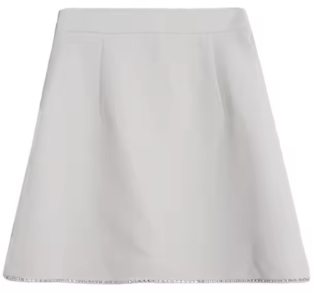 High-Waisted Slimming A-Line Short Skirt review Isabella Martinez