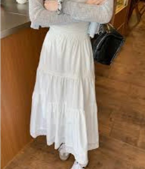 Crafted Washed Cotton Midi Skirt review Emily Johnson