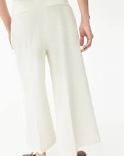 Off-White Washed Thin Short Straight-Leg Pants for Women review Sarah Thompson