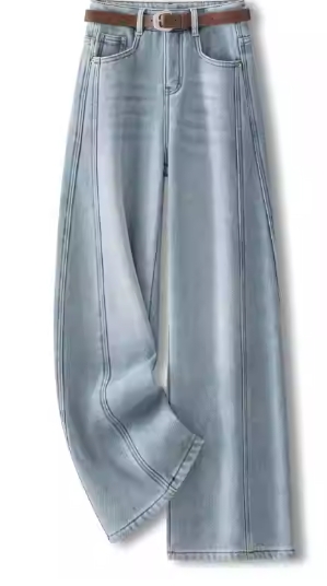 New Summer Thin Loose Straight - Leg Jeans review Amy Parker