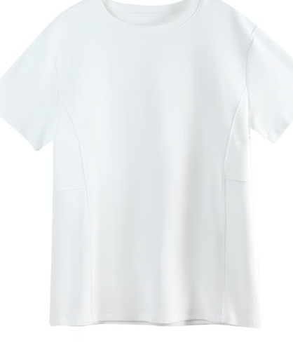 Loose Cotton Base Round Neck Pilot Style Short Sleeve T-Shirt review Emily Davis