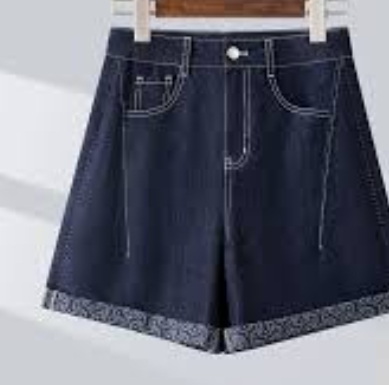 High-Waisted Loose Fit Denim Shorts – Summer Blue review Sophia Miller