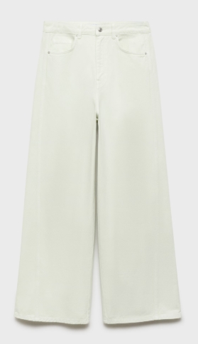 High-Waisted Flowy White Denim Shorts – Summer Lace Trim review Ava Thompson