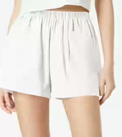 Linen High-Waisted Loose Shorts - Summer Breathable review Emma Wilson