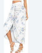 Printed Floral Cutout Midi Skirt - Elegant Spring & Summer Style review Jessica