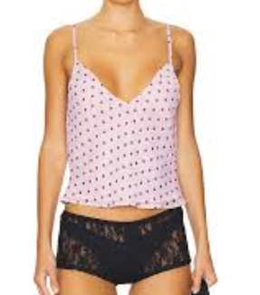 Polka - Dot V - Neck Bodycon Tank Top review Sophia