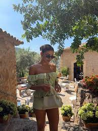 Crop Top & High-Waist Shorts Set review Ashley Johnson